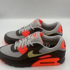 Nike Air Max 90 Smoke Grey Hyper Crimson Black - Men Size 10 – Brand New w/ Box